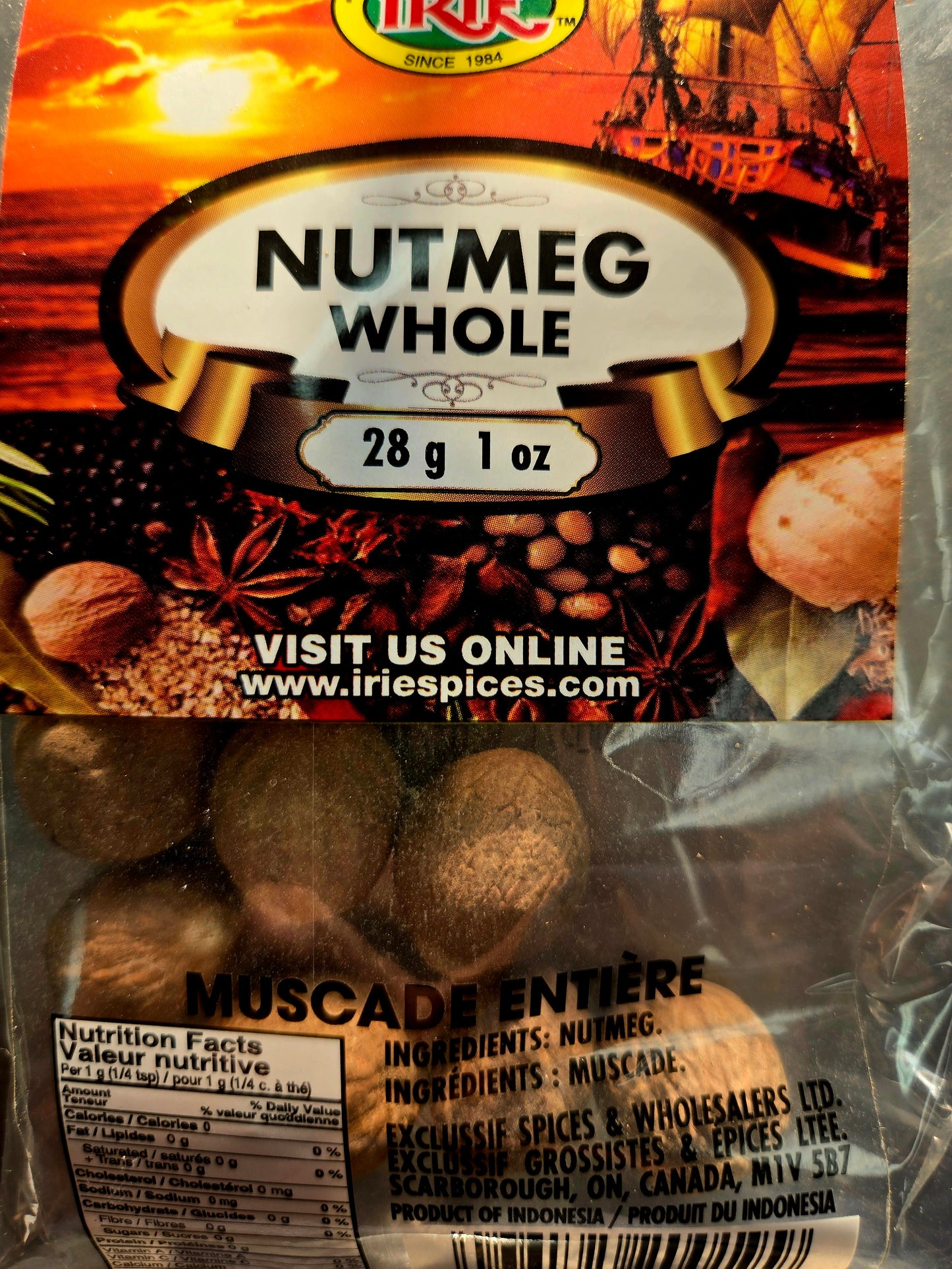 Nutmeg whole