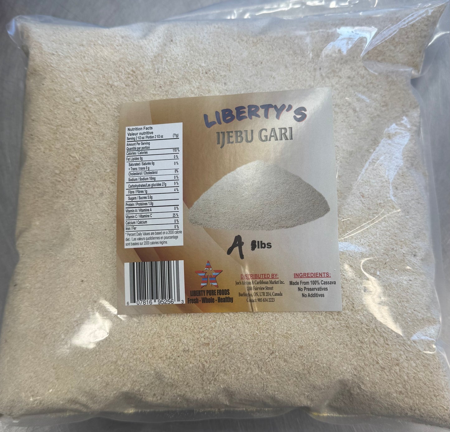 Liberty Ijebu Gari- Small Size - 4lbs