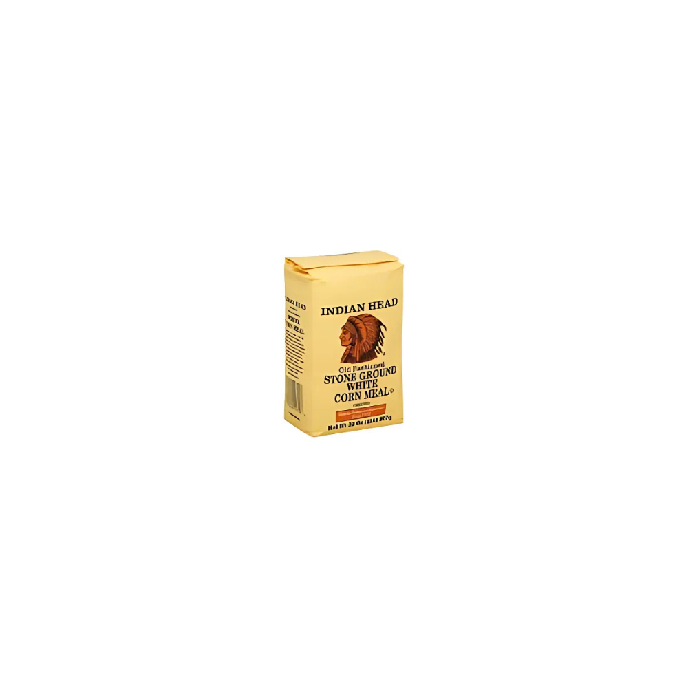 INDIAN HEAD Old Fashioned White Corn Meal - 5lbs