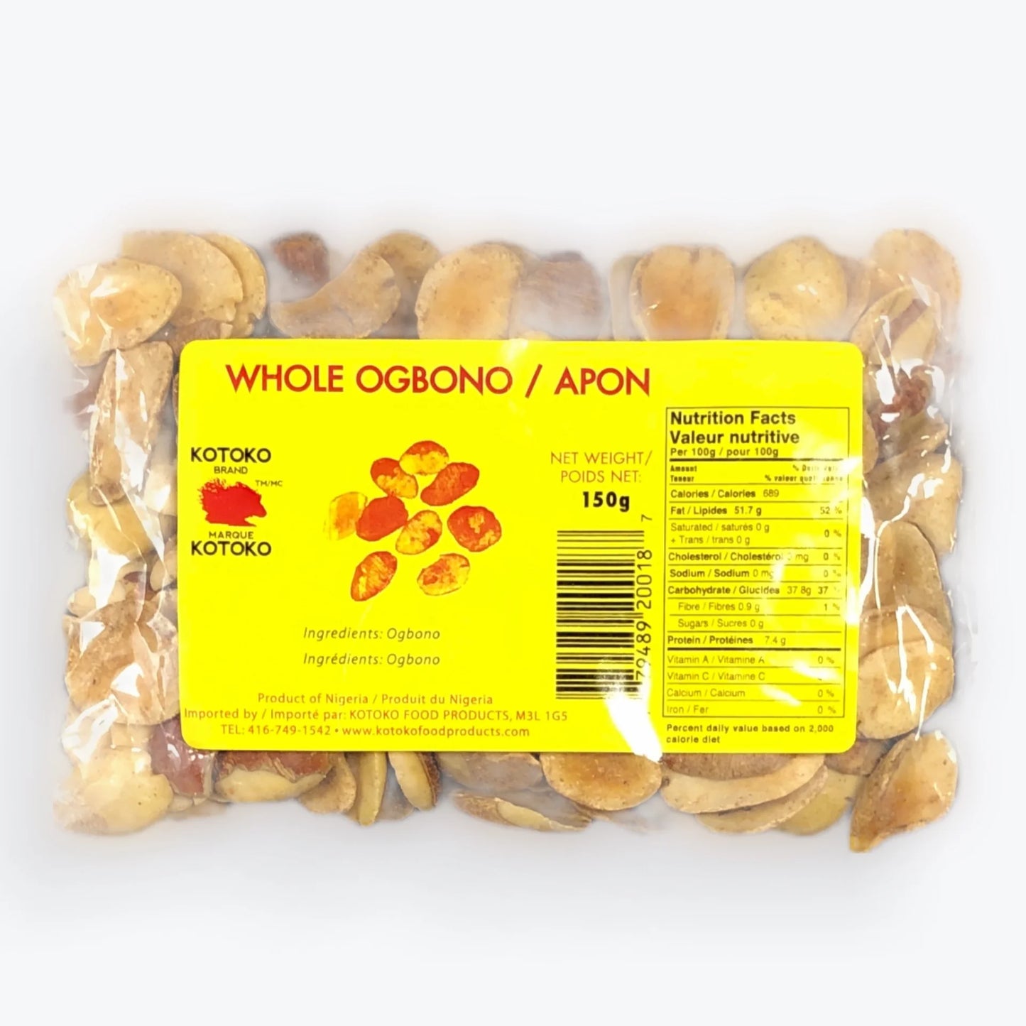 Kotoko Brand Whole Ogbono - 150g