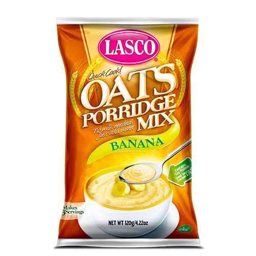 LASCO OATS PORRIDGE MIX BANANA- 120G