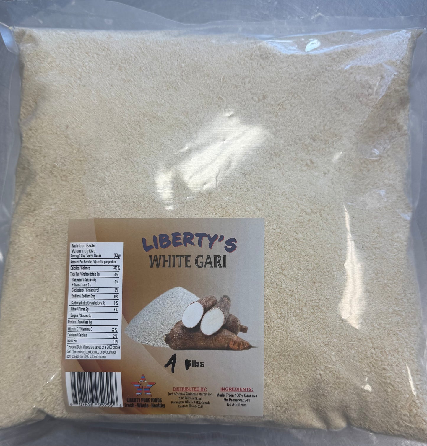 Liberty's White Garri - 4lbs