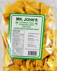 Mr John's Salted Caribbean Plantain Chips 200g