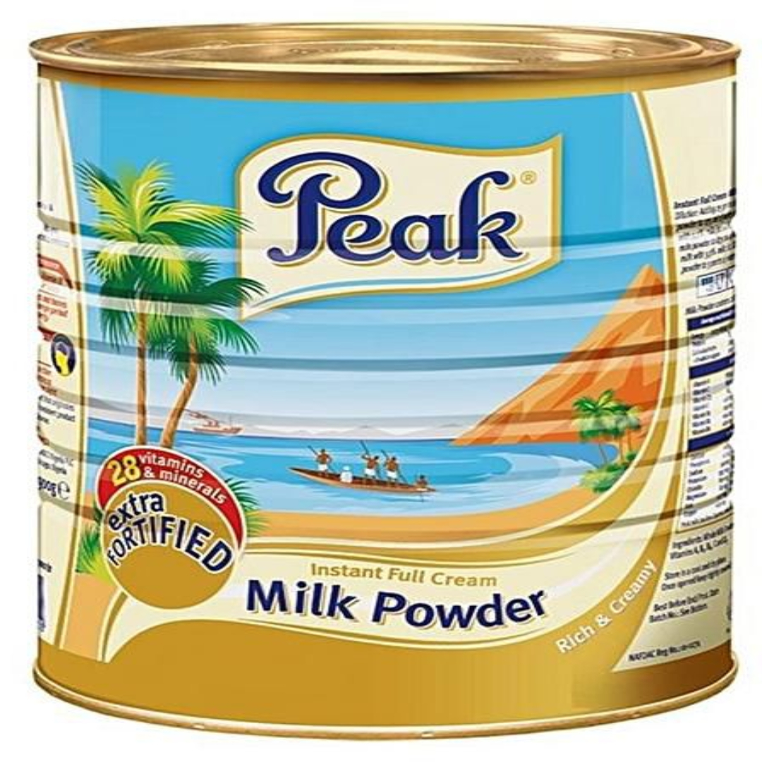 Peak Powdered Full Cream Milk Tin - 400g